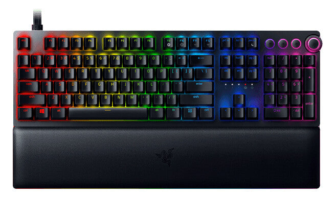Razer Huntsman V2 -  USB Wired RGB Opto-Mechanical Gaming Keyboard in Black (QWERTY UK)