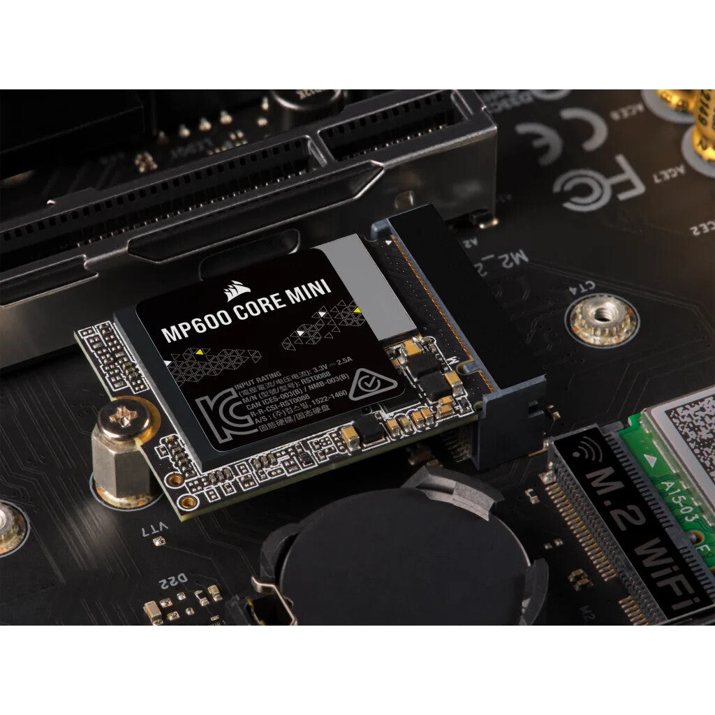 Corsair MP600 Mini - PCI Express 4.0 QLC 3D NAND NVMe M.2 SSD - 1 TB