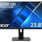 Acer B7 B247YU - 61 cm (24") - 2560 x 1440 pixels WQHD Monitor