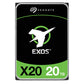 Seagate Enterprise Exos X20 - 7.2K RPM Serial ATA III 3.5" HDD - 20 TB