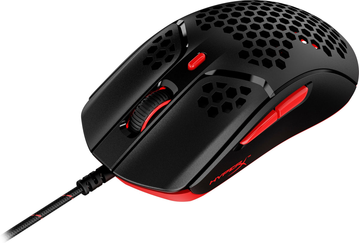 HyperX Pulsefire Haste - USB Type-A Gaming Mouse in Black / Red - 16,000 DPI
