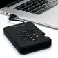 iStorage diskAshur2 - Secure Encrypted External solid state drive in Black - 128 GB