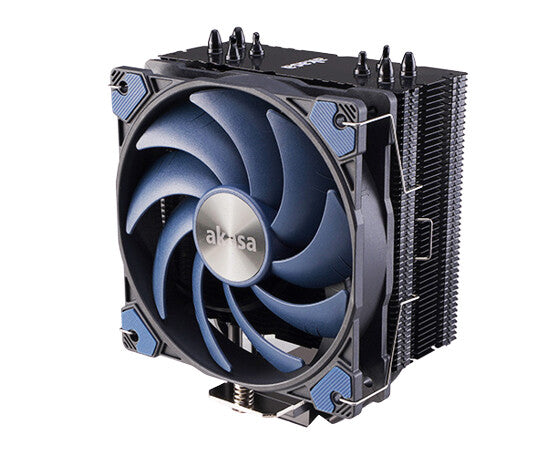 Akasa Alucia H4 Plus - Air Processor Cooler in Black / Blue - 120mm