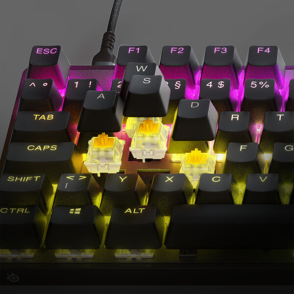 Steelseries Apex 9 TKL - USB Wired RGB Optical Keyboard in Black (QWERTY UK)