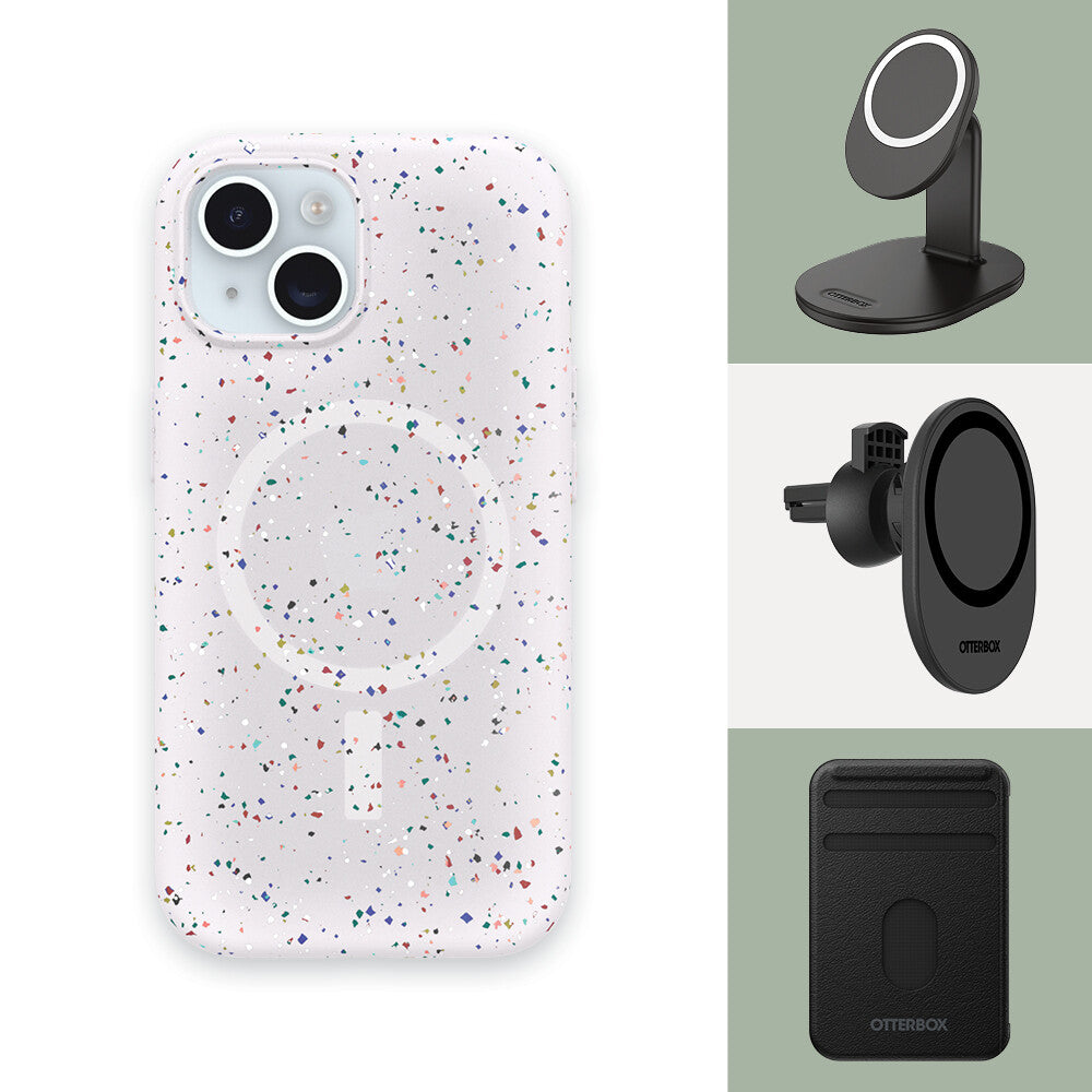 OtterBox Core Series for iPhone 15 in Sprinkles