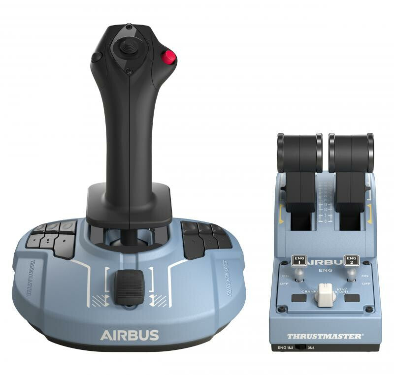 Thrustmaster TCA Officer Pack "Airbus Edition" - USB-C Wired Joystick + Throttle Quadrant for PC