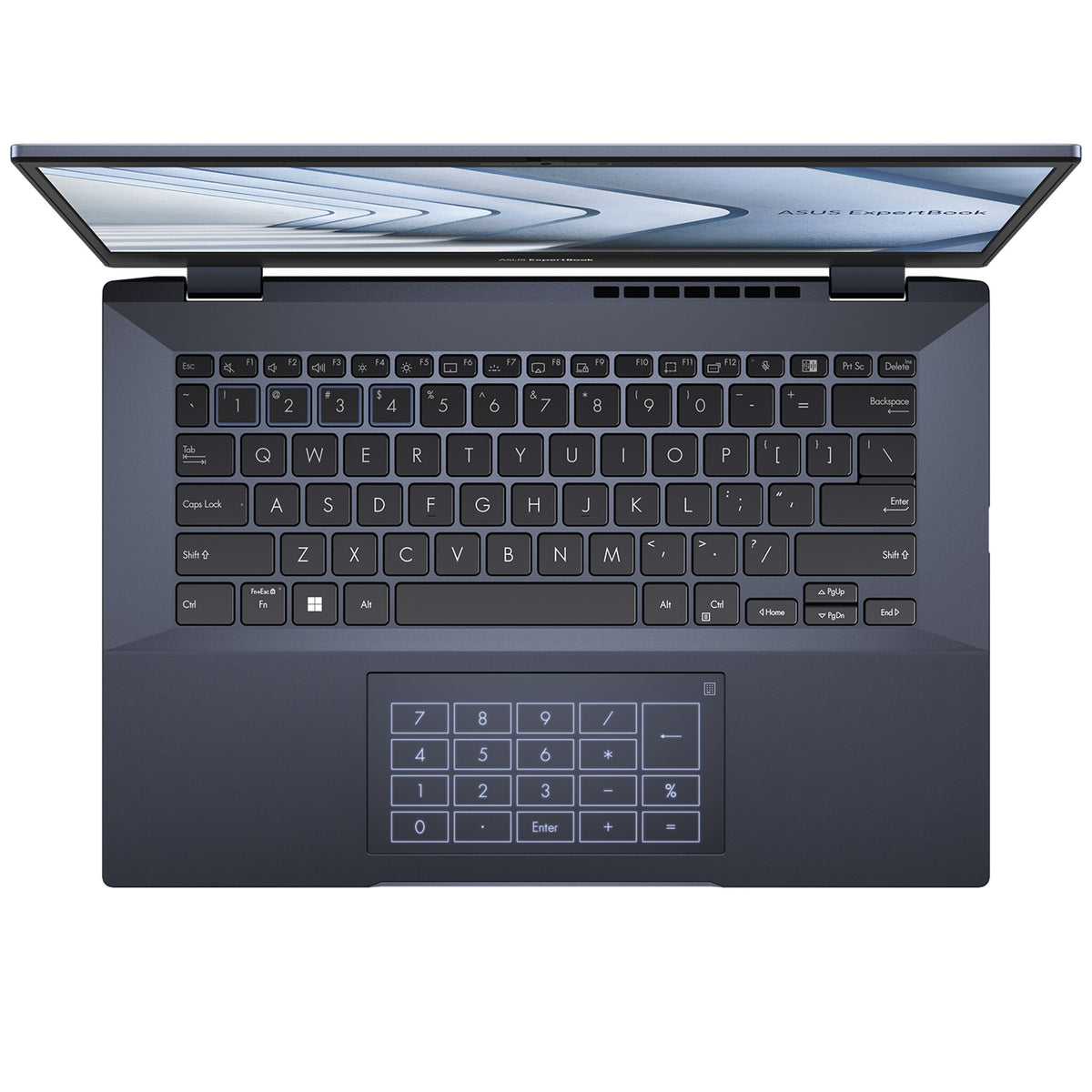 ASUS ExpertBook B5 Laptop - 35.6 cm (14") - Intel® Core™ i5-1240P - 8 GB DDR5-SDRAM - 256 GB SSD - Wi-Fi 6E - Windows 11 Pro - Black
