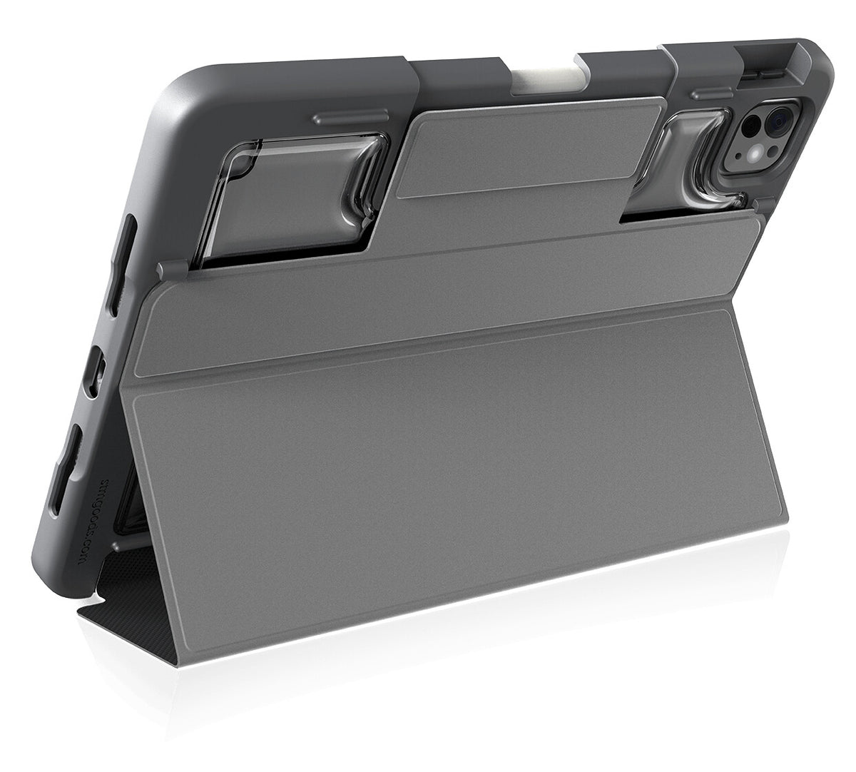 STM Dux Plus Folio Case for 13" iPad Pro in Black / Transparent