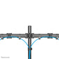 Neomounts NM-D135DBLACK - Desk monitor mount for 25.4 cm (10") to 68.6 cm (27")