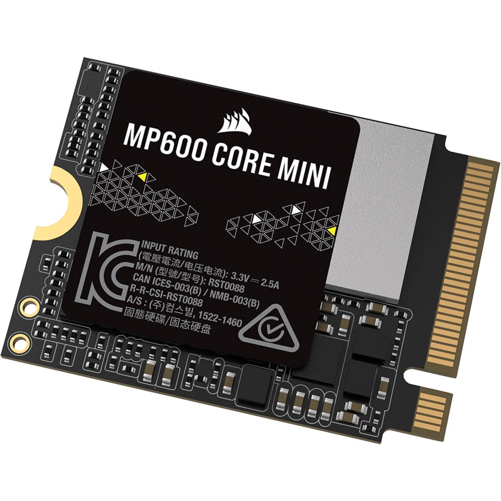 Corsair MP600 Mini - PCI Express 4.0 QLC 3D NAND NVMe M.2 SSD - 1 TB