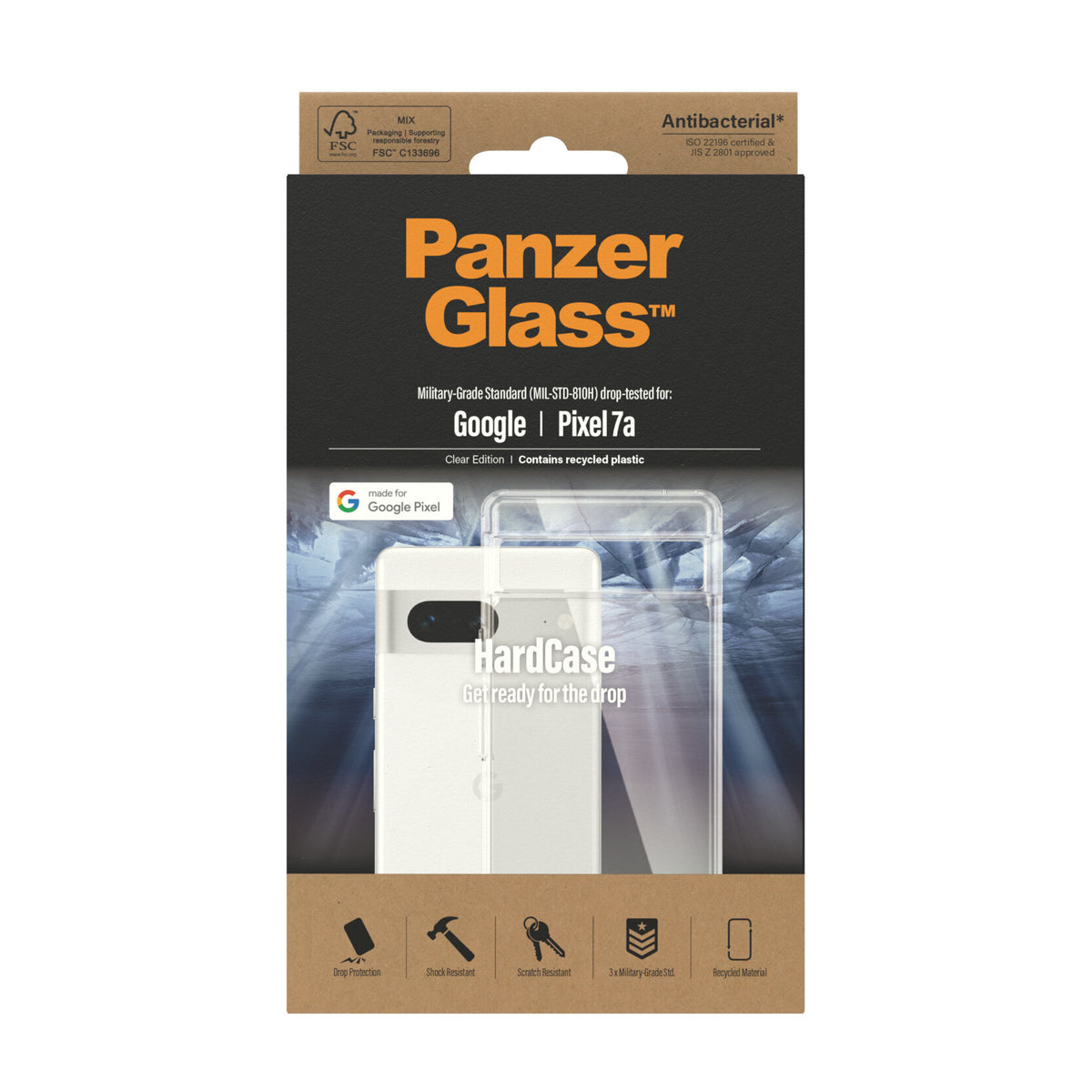 PanzerGlass ® HardCase for Google Pixel 7a in Transparent