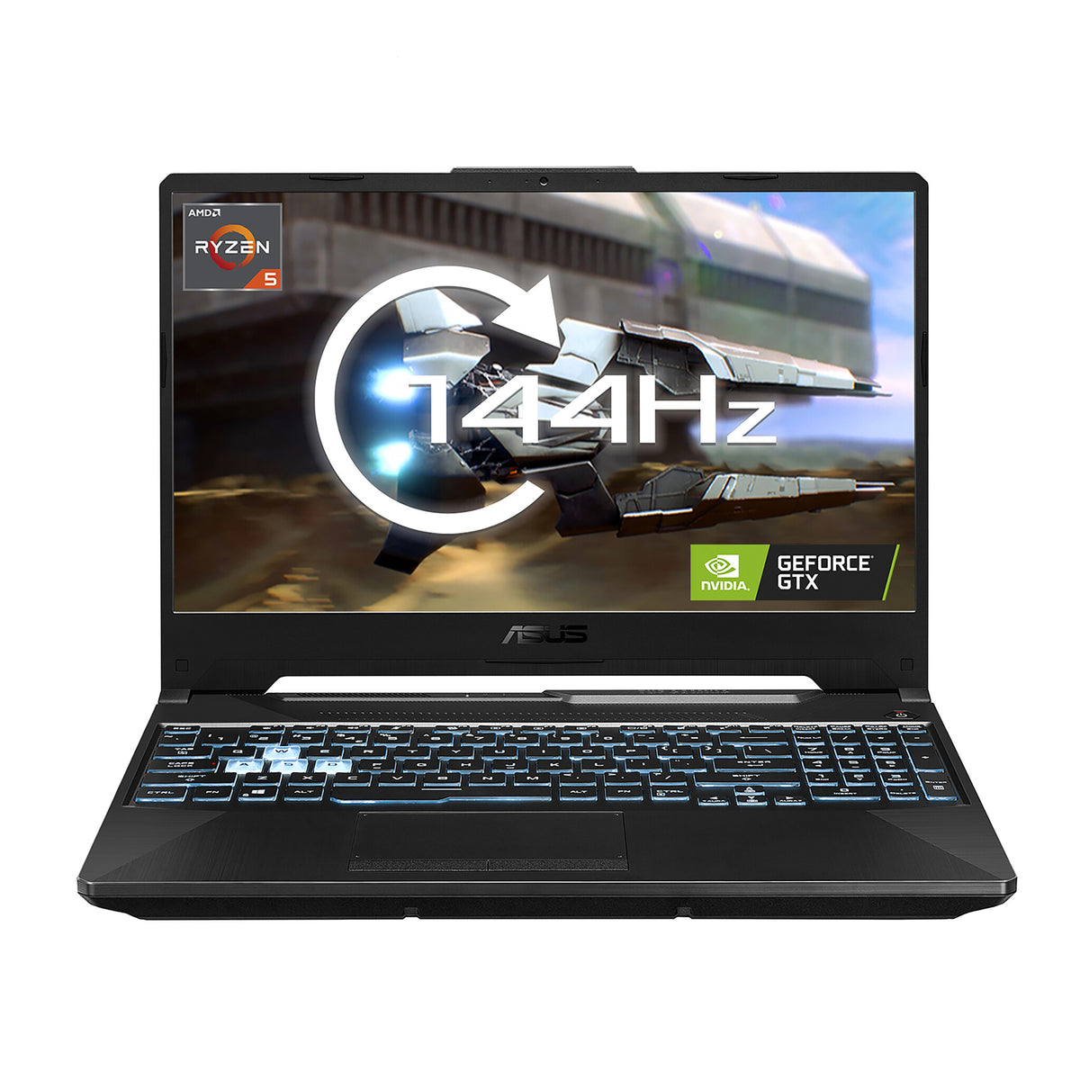 ASUS TUF Gaming A15 Laptop 39.6 cm - (15.6") - AMD Ryzen™ 5 7535HS - 8 GB DDR5-SDRAM - 512 GB SSD - NVIDIA GeForce RTX 3050 - Wi-Fi 6 - Windows 11 Home - Black