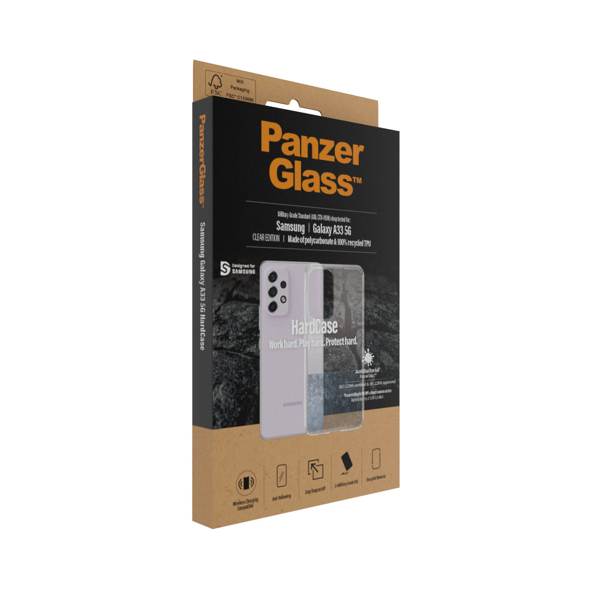 PanzerGlass ® HardCase for Galaxy A33 (5G) in Transparent