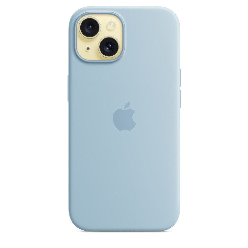 Apple MWND3ZM/A - Silicone Case with MagSafe for iPhone 15 in Light Blue