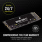 Corsair MP600 CORE XT - PCI Express 4.0 NVMe QLC 3D NAND M.2 SSD - 2 TB