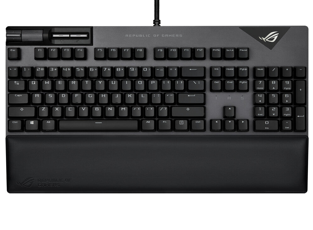 ASUS ROG Strix Flare II - USB Wired RGB Mechanical Keyboard in Black (QWERTZ German)