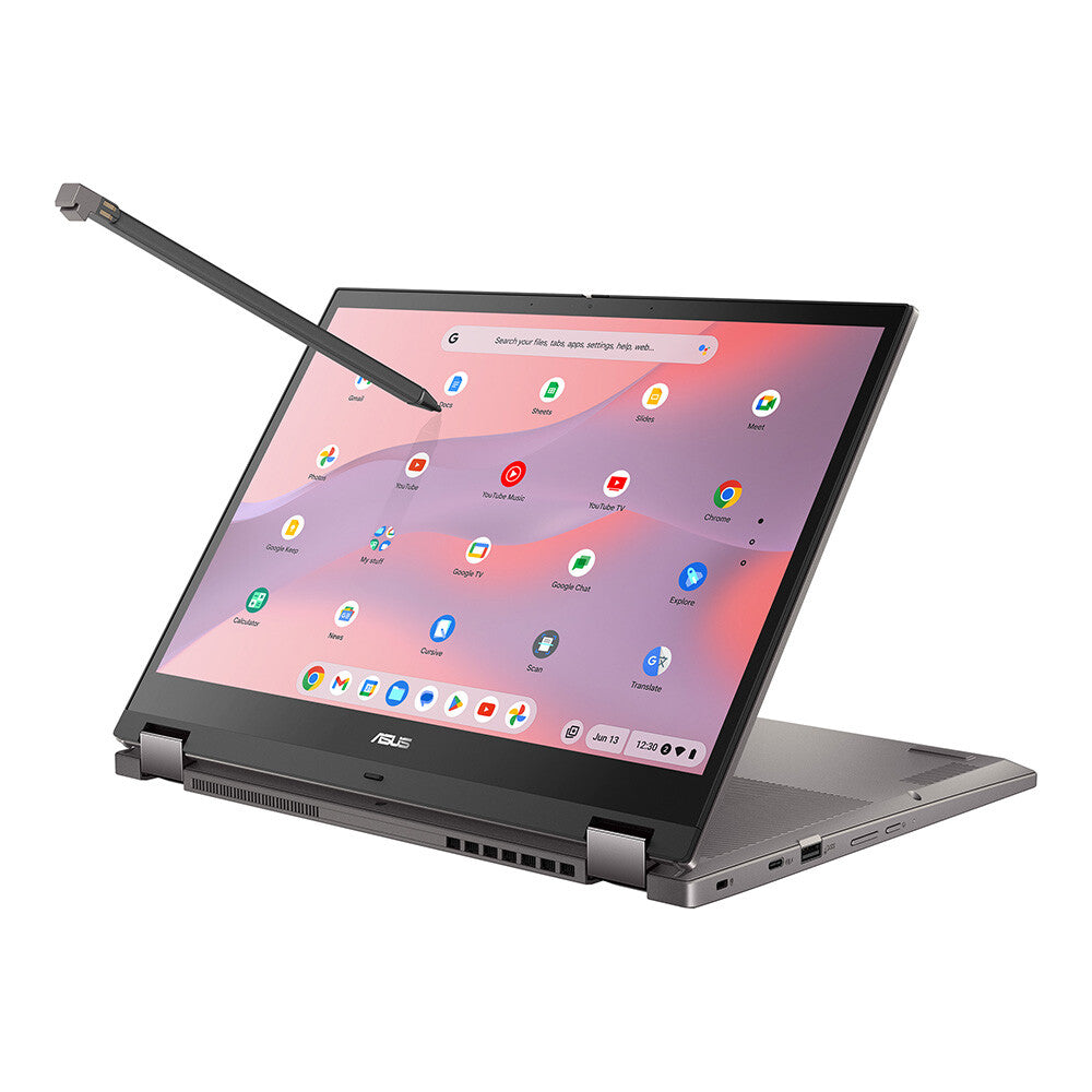 ASUS Chromebook CX34 Flip - 35.6 cm (14") - Touchscreen - Intel® Core™ i3-1215U - 8 GB LPDDR4x-SDRAM - 256 GB SSD - Wi-Fi 6E - ChromeOS - Grey