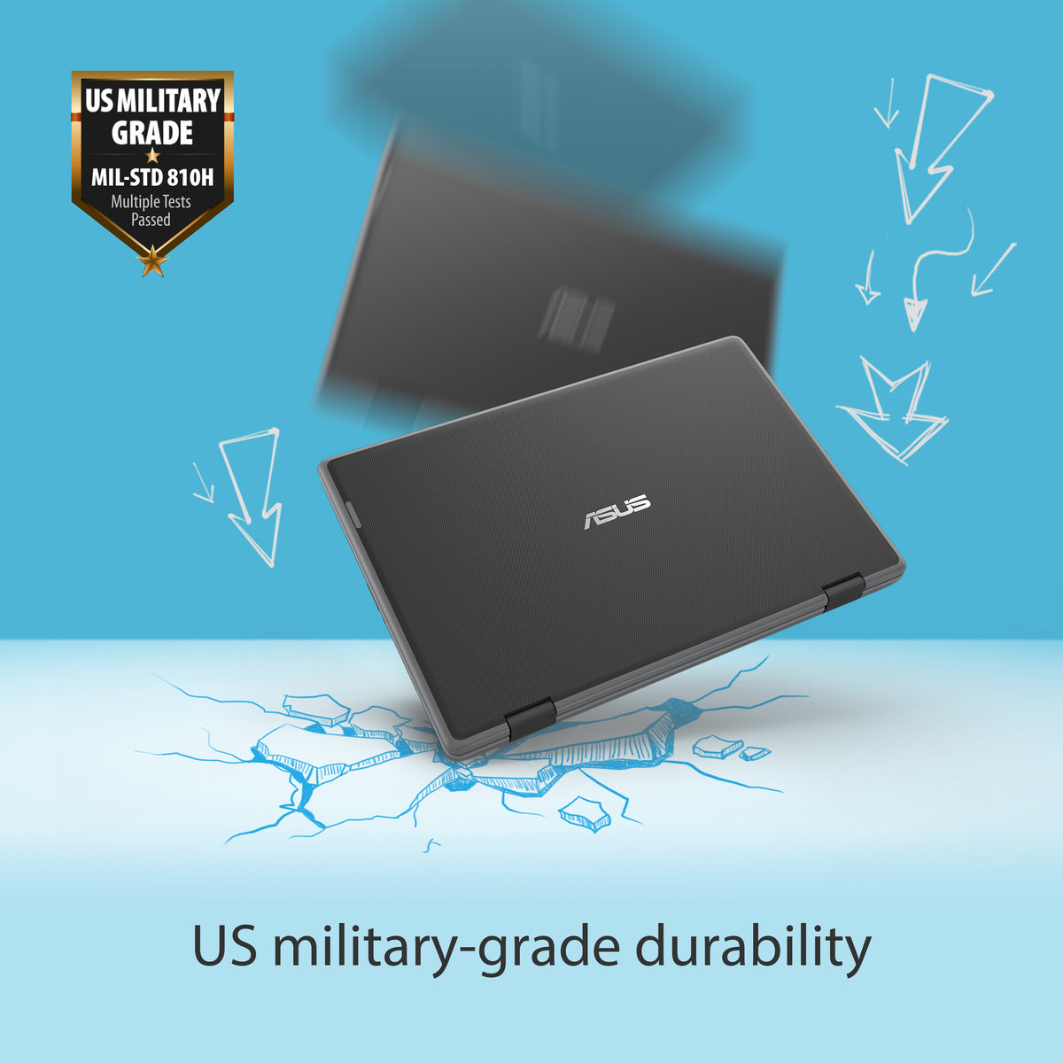 ASUS BR1100F Hybrid (2-in-1) - 29.5 cm (11.6&quot;) - Touchscreen - Intel® Celeron® N N4500 - 4 GB DDR4-SDRAM - 128 GB SSD - Wi-Fi 6 - Windows 11 Pro Education - Grey - Open Box