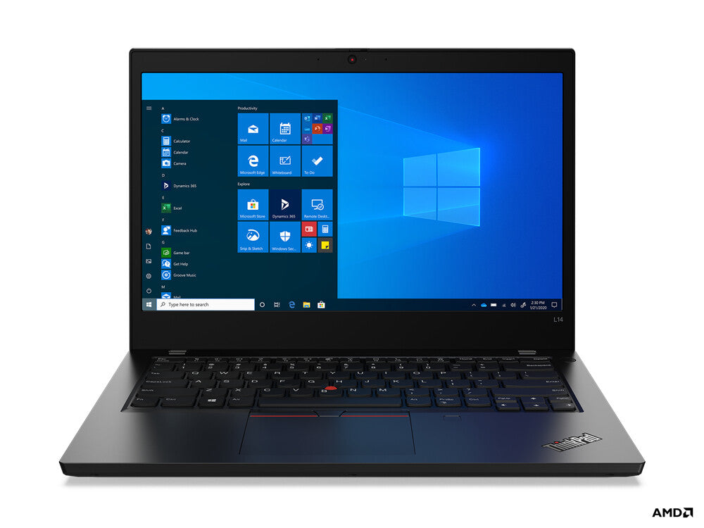 Lenovo ThinkPad L14 Laptop - 35.6 cm (14") - AMD Ryzen™ 3 PRO 4450U - 8 GB DDR4-SDRAM - 256 GB SSD - Windows 11 Pro - Black