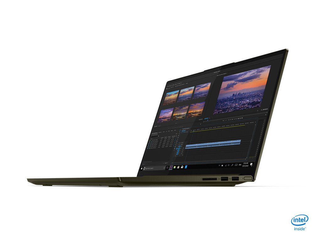 Lenovo Yoga Creator 7i Laptop - 39.6 cm (15.6") - Intel® Core™ i7-10750H - 16 GB DDR4-SDRAM - 512 GB SSD - NVIDIA® GeForce® GTX 1650 - Wi-Fi 6 - Windows 10 Home - Green / Metallic