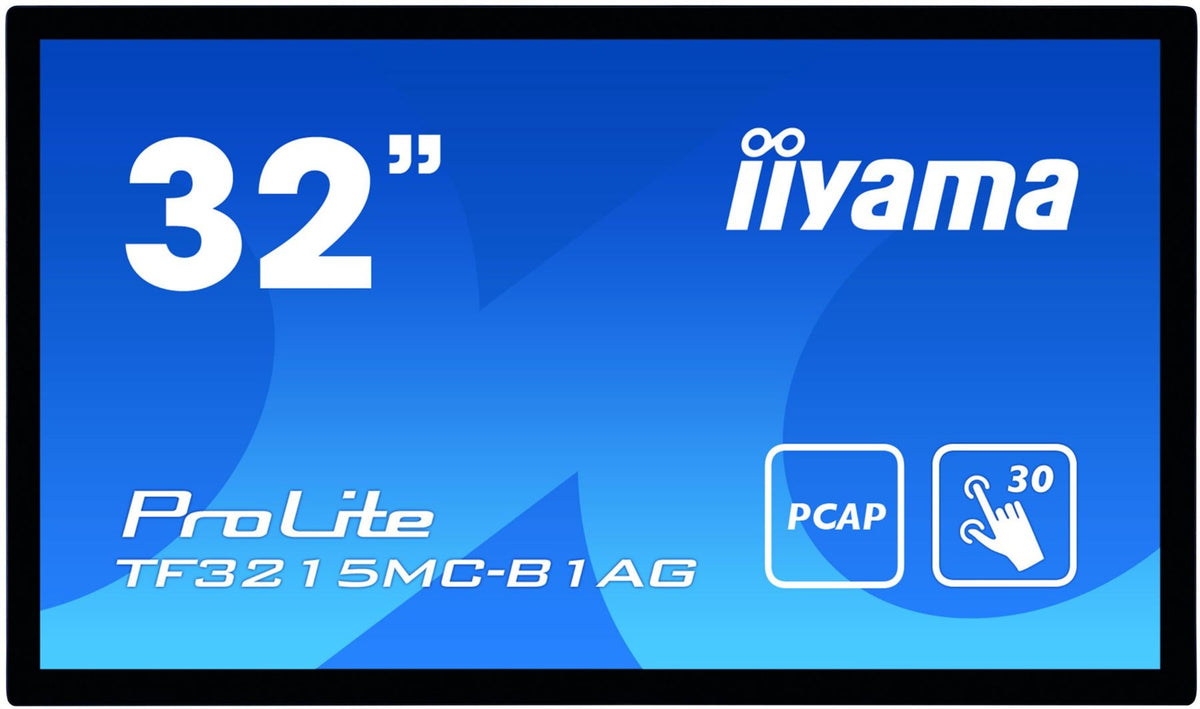 iiyama ProLite TF3215MC-B1AG Computer Monitor 81.3 cm (32&quot;) 1920 x 1080 pixels Full HD LED Touchscreen Kiosk Black