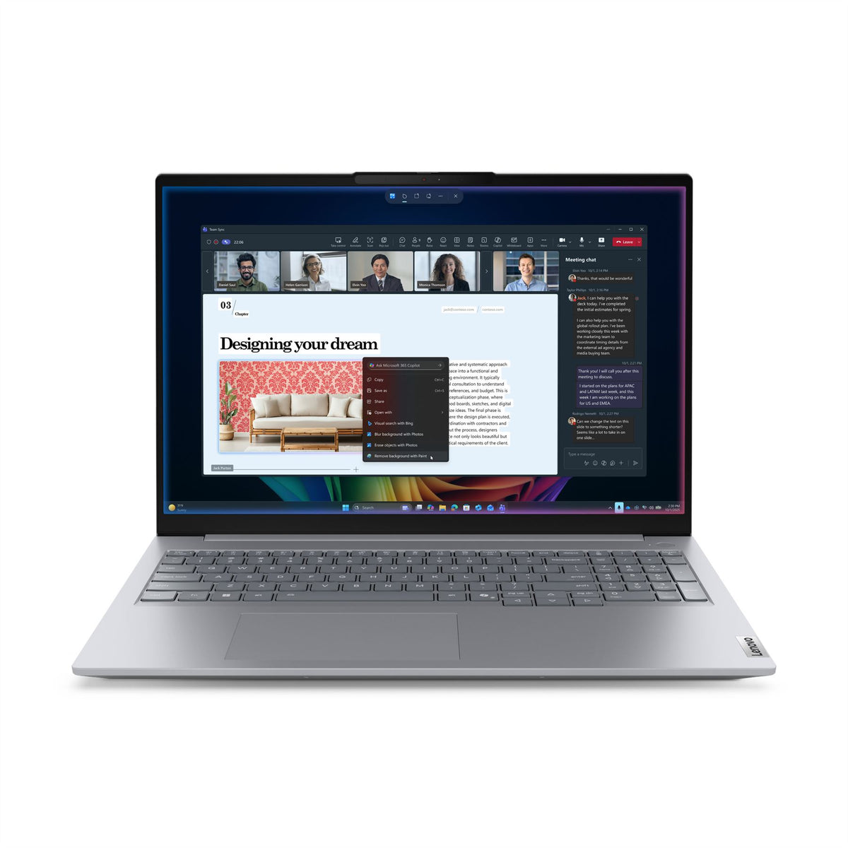 Lenovo ThinkBook 16 G9 IPL Copilot+ PC Intel Core Ultra 5 325 Laptop 40.6 cm (16") WUXGA 16 GB DDR5-SDRAM 512 GB SSD Wi-Fi 7 (802.11be) Windows 11 Pro Grey English