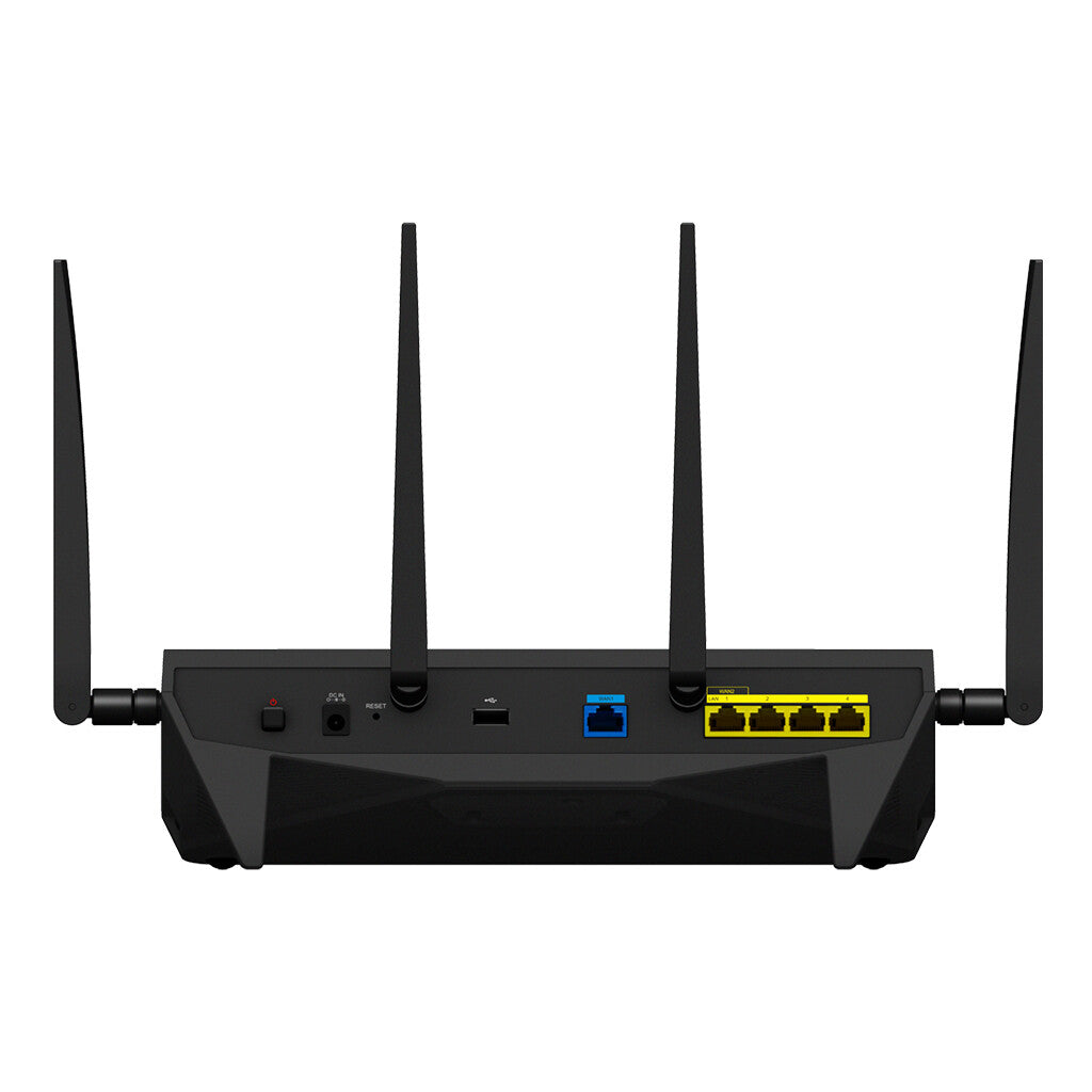 Synology RT2600AC - Gigabit Ethernet Dual-band (2.4 GHz / 5 GHz) wireless router in Black