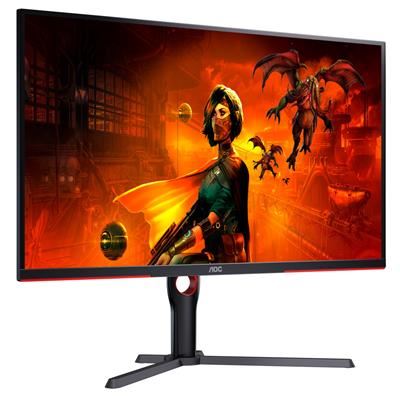 AOC G3 U32G3X/BK LED display 80 cm (31.5") 3840 x 2160 pixels 4K Ultra HD Black, Red