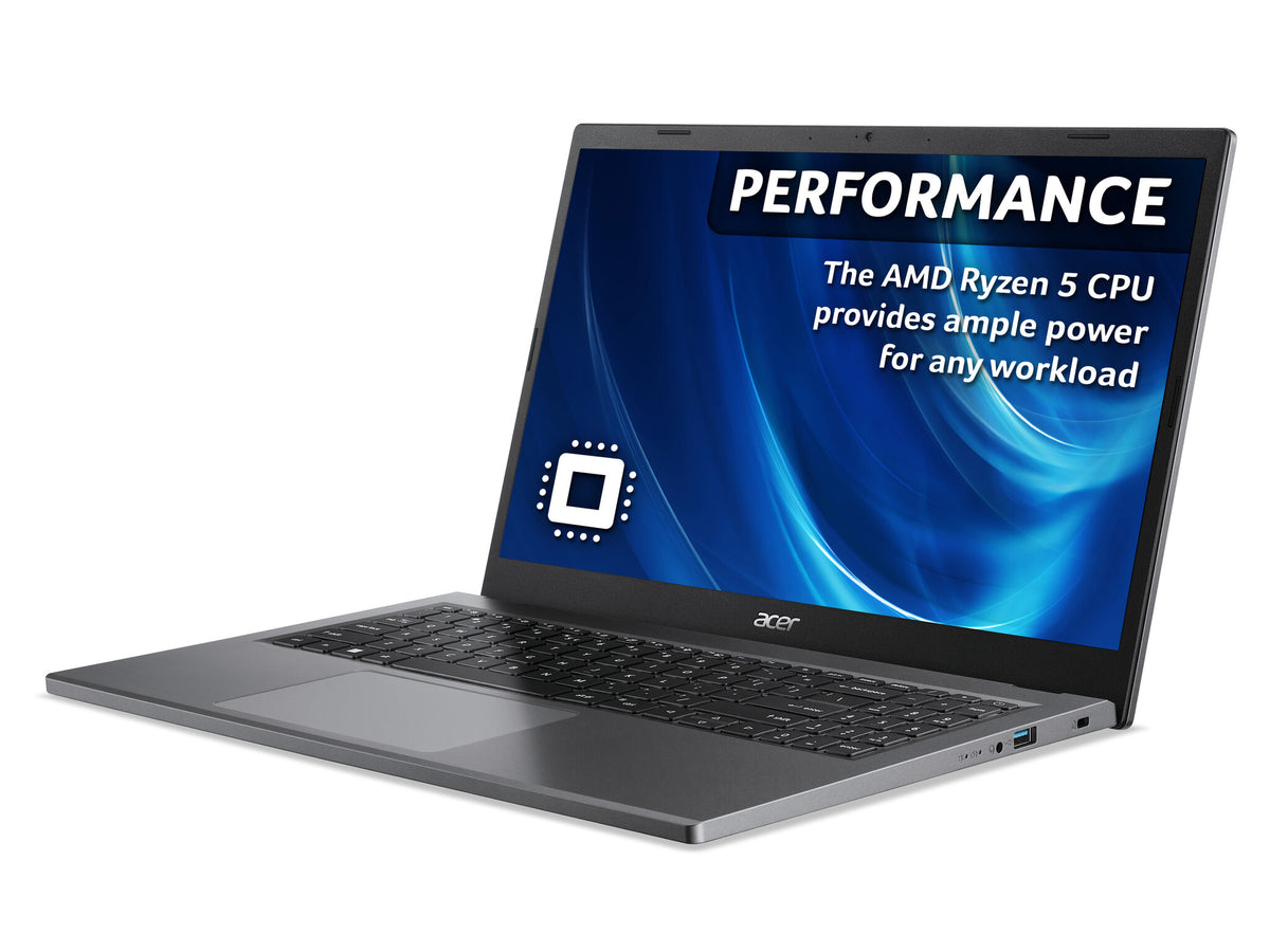 Acer Extensa EX215-23 Laptop - 39.6 cm (15.6") - AMD Ryzen™ 5-7520U - 16GB LPDDR5-SDRAM - 512GB SSD - Wi-Fi 6 - Windows 11 Pro - Grey