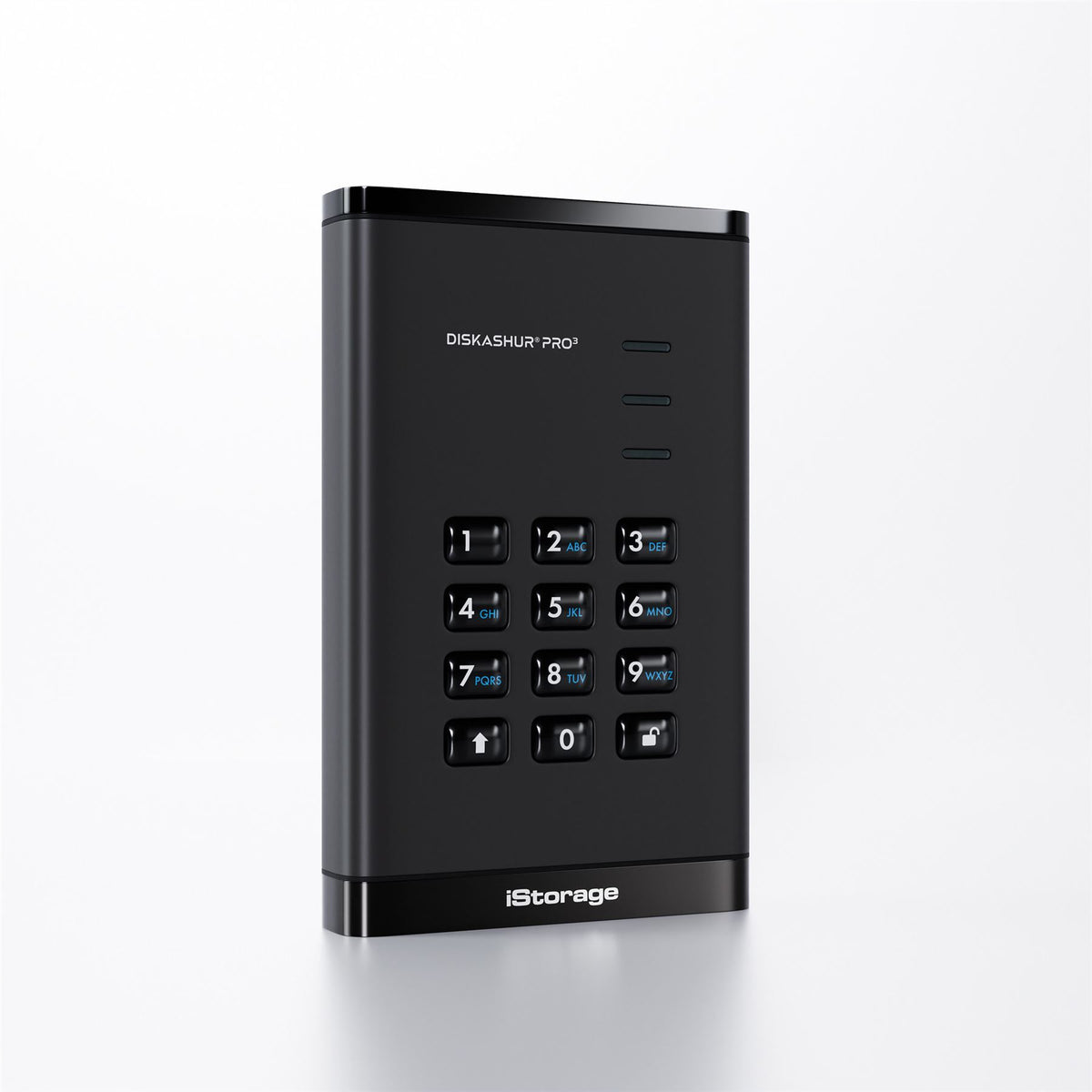 iStorage diskAshur PRO³ HDD 1TB | Secure Portable Hard Drive |FIPS 140-3 Level 3 compliant | AES-XTS 256-bit Hardware Encryption | PIN protected | OS & Platform Independent |GDPR, TAA Compliant|Brute force hack defence | Dust/Water Resistant