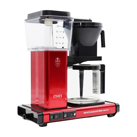 Moccamaster KBG Select - 1.25 Litre Fully-auto Drip coffee maker in Metallic Red