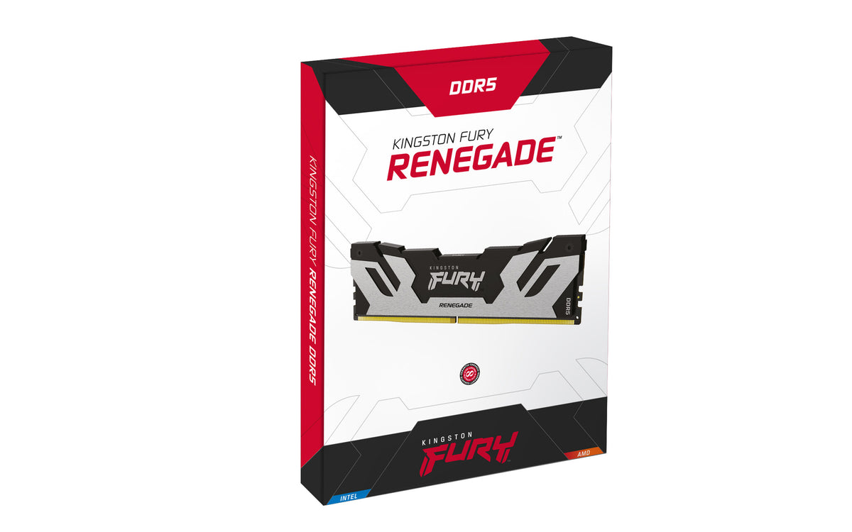 Kingston Technology FURY Renegade Silver - 32 GB 2 x 16 GB 6400MT/s DDR5 CL32 DIMM (Kit of 2)