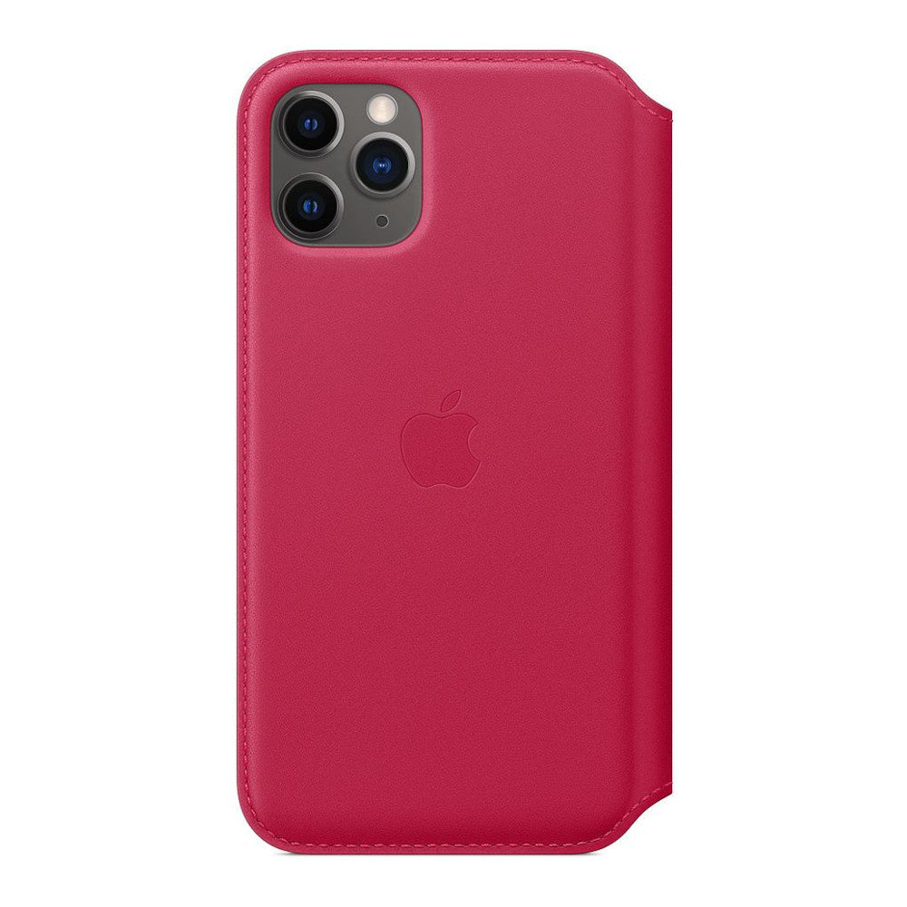 Apple iPhone 11 Pro Leather Folio Case - Raspberry