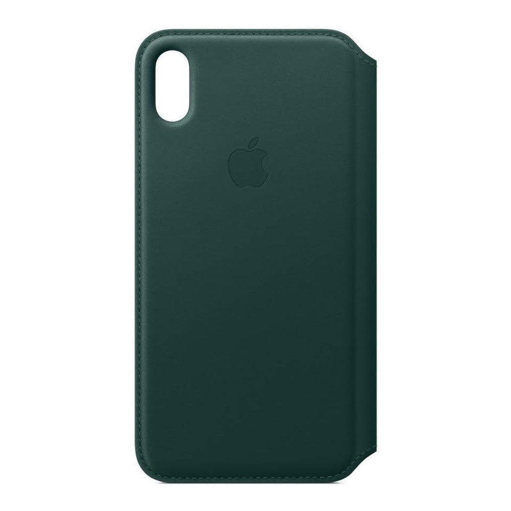 Apple iPhone XS Max Leather Folio Case Forest Green Clove