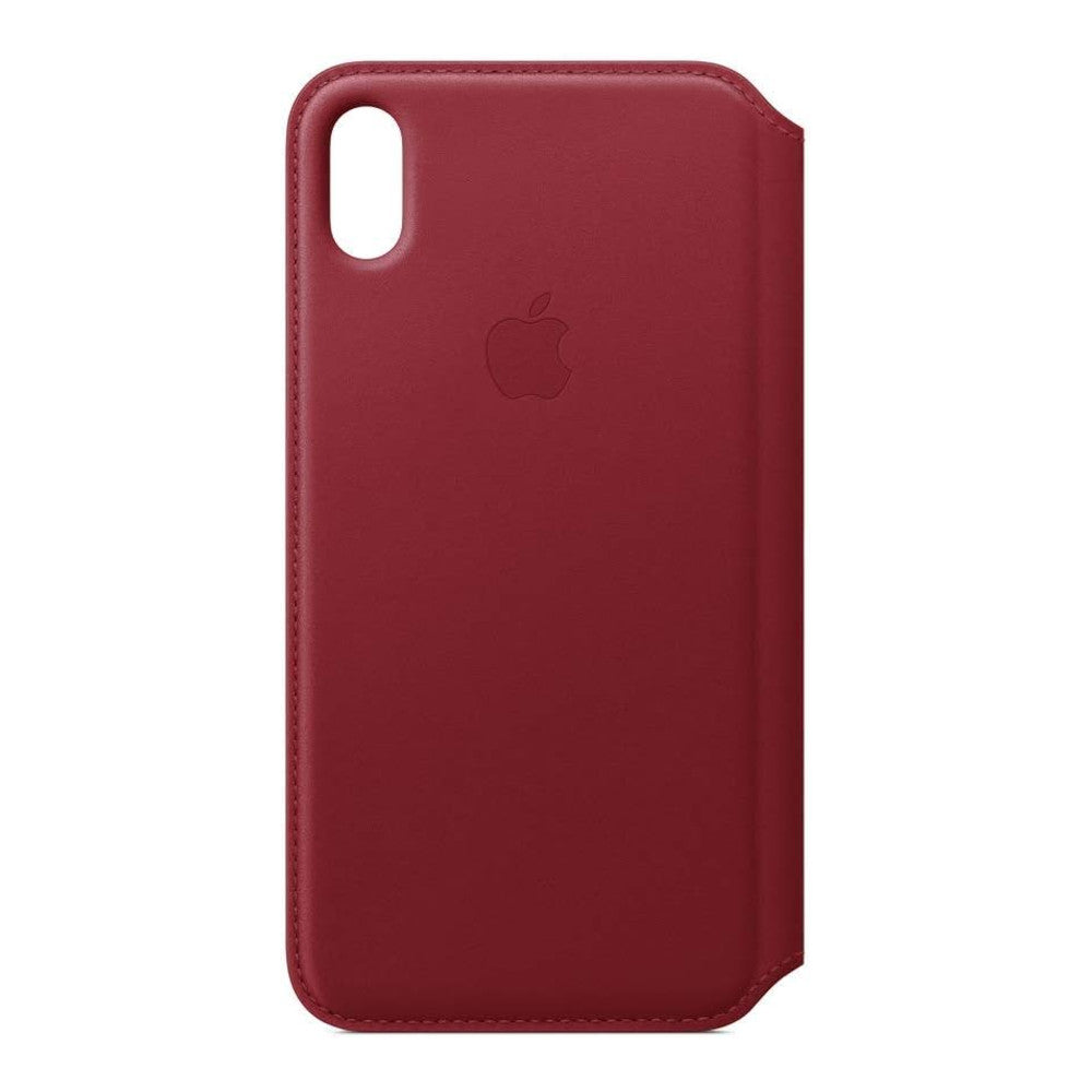 Apple iPhone XS Max Leather Folio Case - (PRODUCT)RED