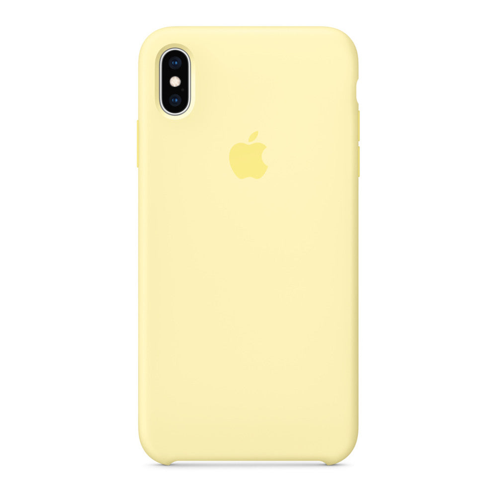 Apple iPhone XS Max Silicone Case - Mellow Yellow