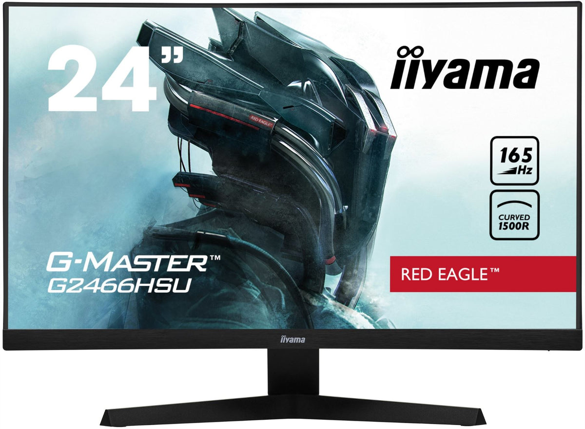 iiyama G-MASTER G2466HSU-B1 LED display 59.9 cm (23.6") 1920 x 1080 pixels Full HD Black Monitor