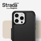OtterBox Strada Series Folio with MagSafe for iPhone 15 Pro Max in Shadow (Black)