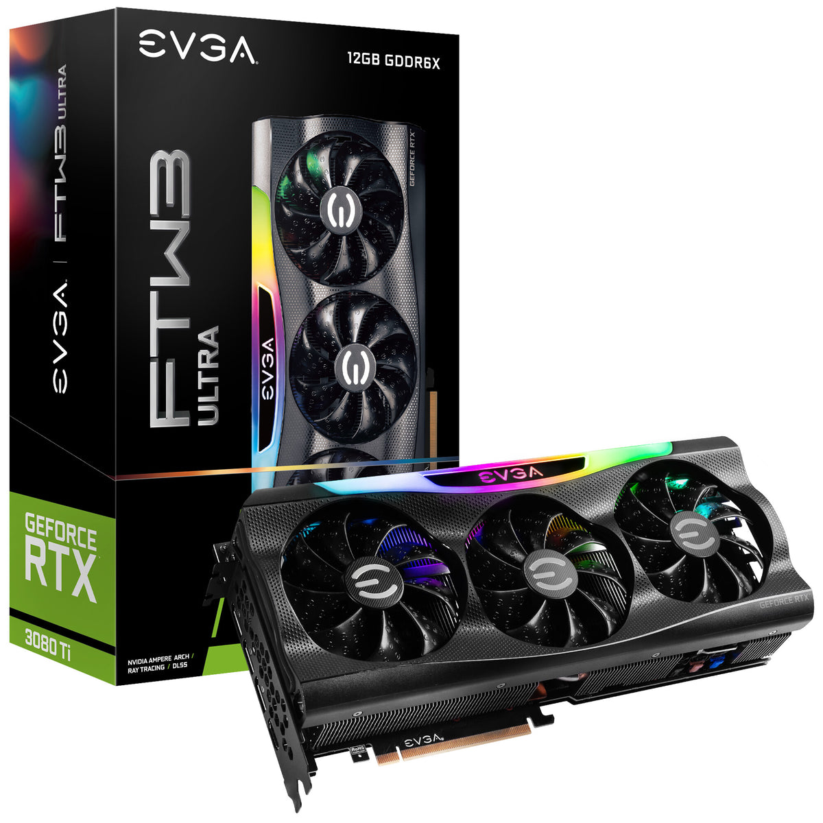 EVGA FTW3 ULTRA GAMING - NVIDIA 12 GB GDDR6X GeForce RTX 3080 Ti graphics card