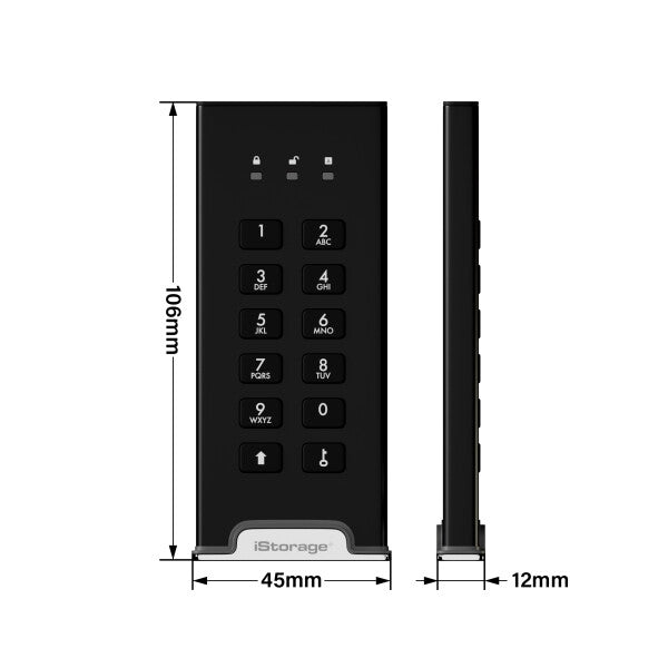 iStorage diskAshur M2 PIN External solid state drive - 1 TB