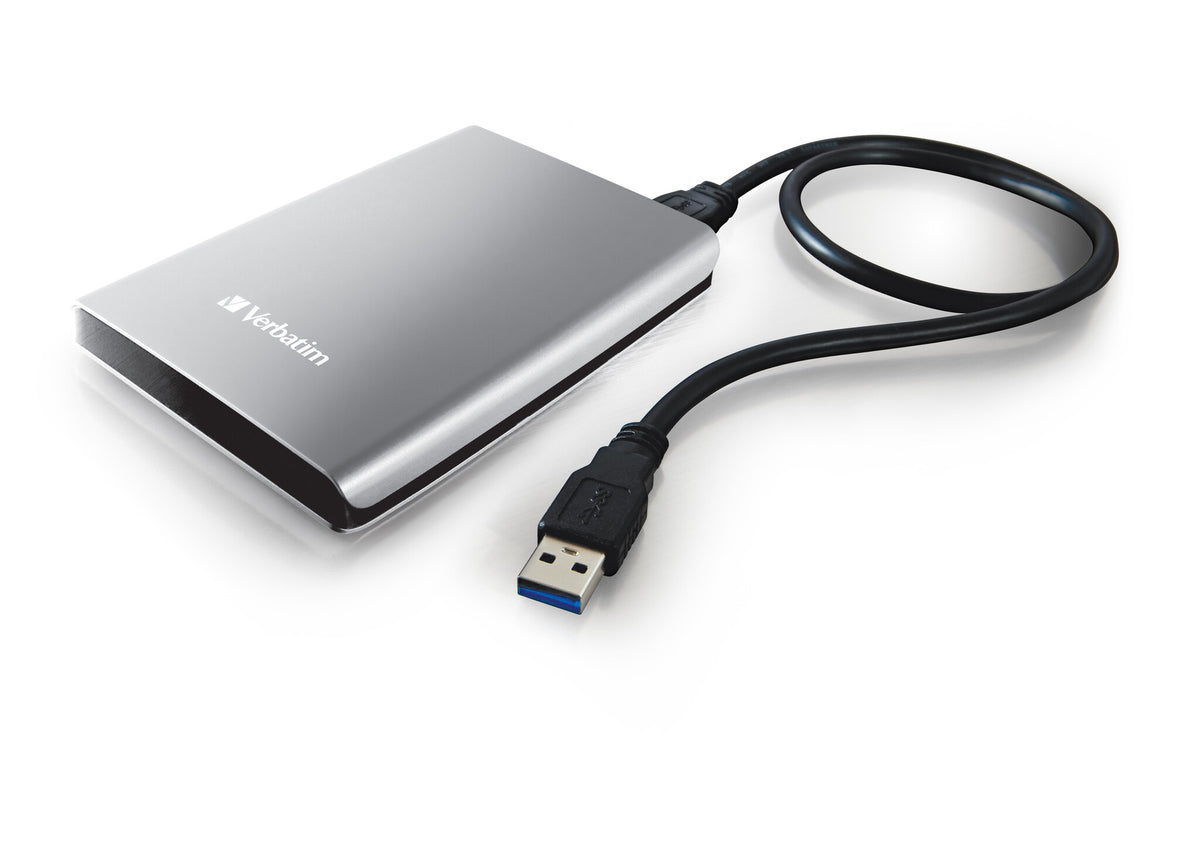 Verbatim Store 'n' Go USB 3.0 Portable Hard Drive in Silver - 2 TB