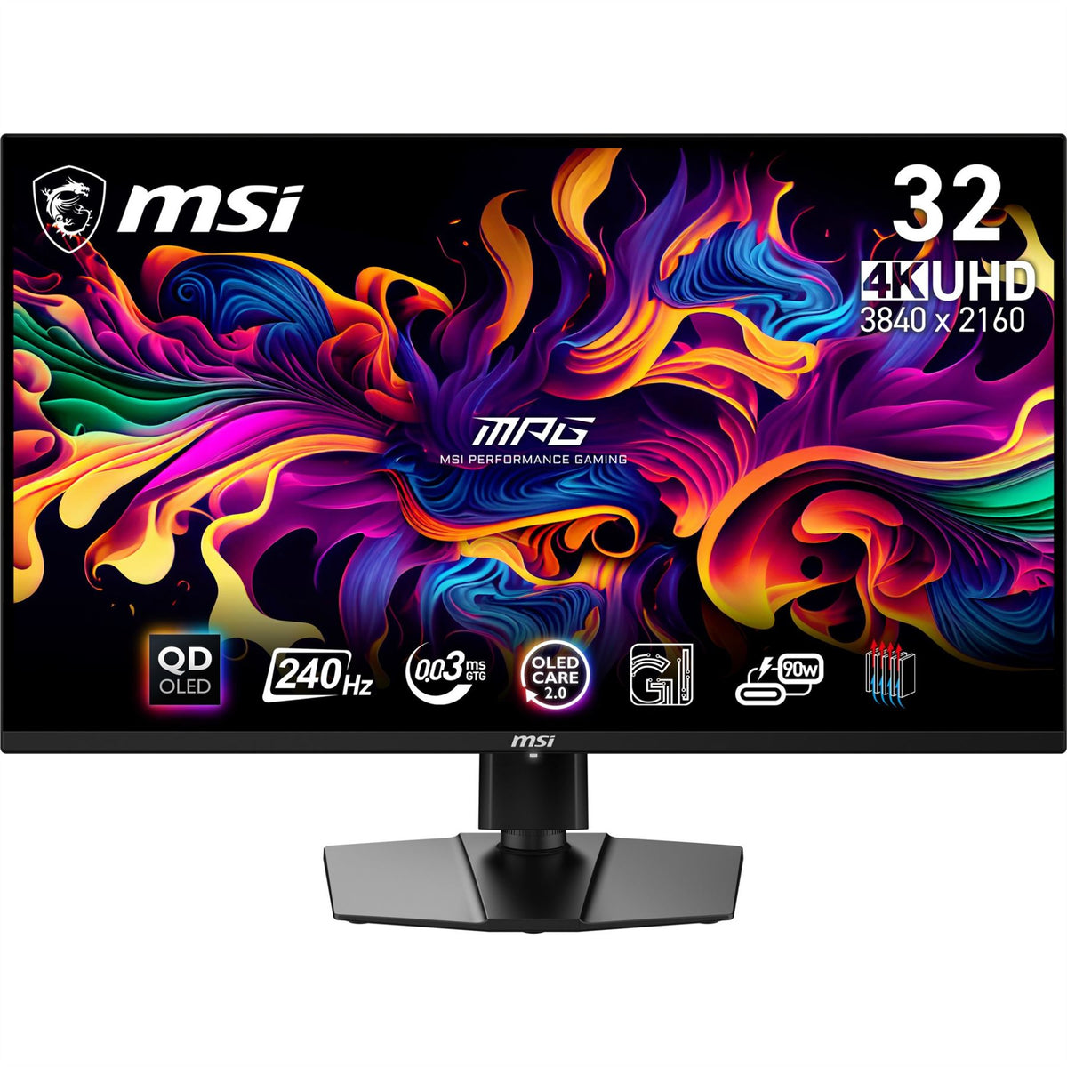 MSI MPG 321URX - 80 cm (31.5&quot;) - 3840 x 2160 pixels 4K UHD QD-OLED Monitor