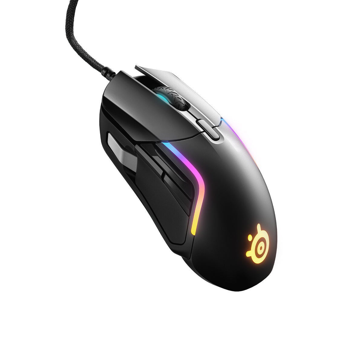 Steelseries Rival 5 - Wired USB Type-A Optical Gaming Mouse in Black / Grey - 18,000 DPI