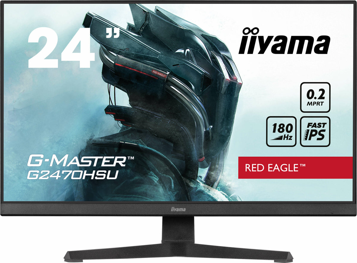iiyama G-MASTER G2470HSU-B6 - 60.5 cm (23.8") - 1920 x 1080 pixels Full HD LCD Monitor