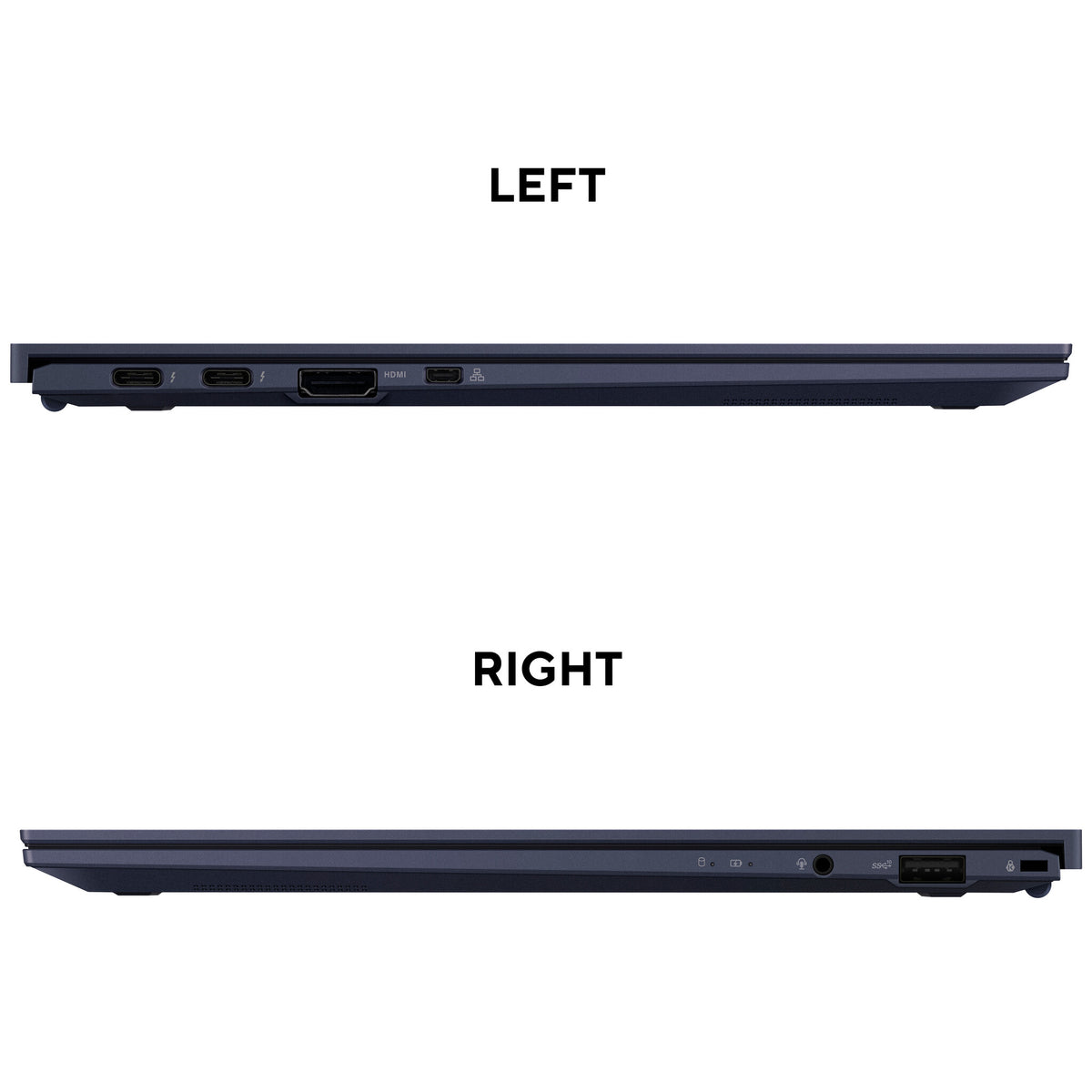 ASUS ExpertBook B9 Laptop - 35.6 cm (14") - Intel® Core™ i7-1165G7 - 16 GB LPDDR4x-SDRAM - 1 TB SSD - Wi-Fi 6 - Windows 11 Pro - Black