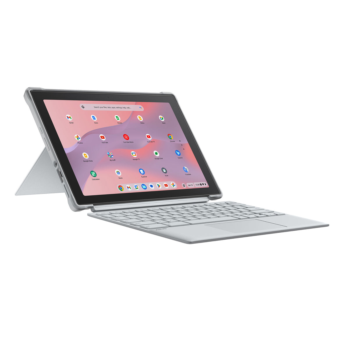 ASUS Chromebook - 26.7 cm (10.5") - Touchscreen - MediaTek Kompanio 520 - 4 GB LPDDR4x-SDRAM - 64 GB eMMC - Wi-Fi 6 - ChromeOS - Silver
