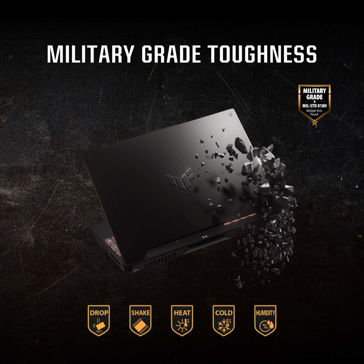 ASUS TUF Gaming A15 Laptop - 39.6 cm (15.6") - AMD Ryzen™ 7 6800H - 16 GB DDR5-SDRAM - 1 TB SSD - NVIDIA GeForce RTX 3060 - Wi-Fi 6 - Windows 11 Home - Grey