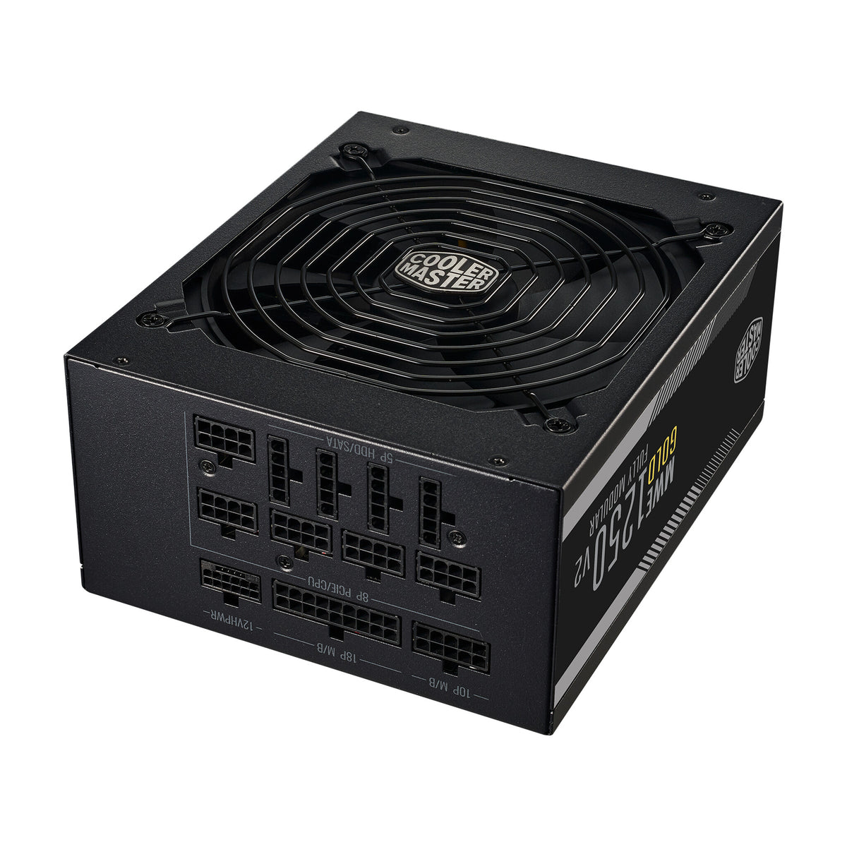 Cooler Master MWE - 1250W 80+ Gold Fully Modular Power Supply Unit in Black