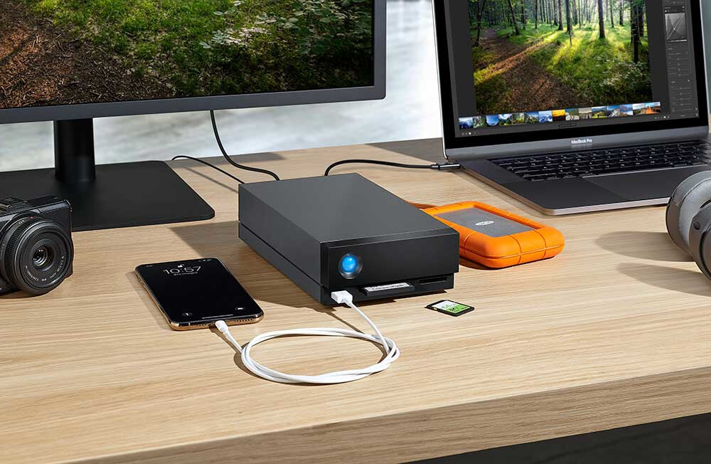 LaCie 1big Dock - 7.2K RPM External 3.5" HDD in Black - 16 TB