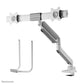 Neomounts DS75-450WH2 - Desk monitor mount for 43.2 cm (17") to 81.3 cm (32")